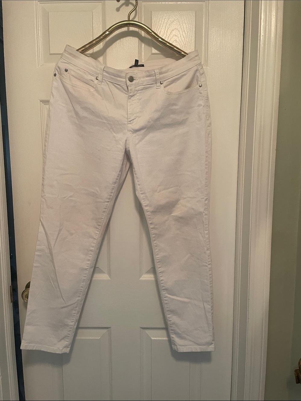 Eileen Fisher   White Jeans